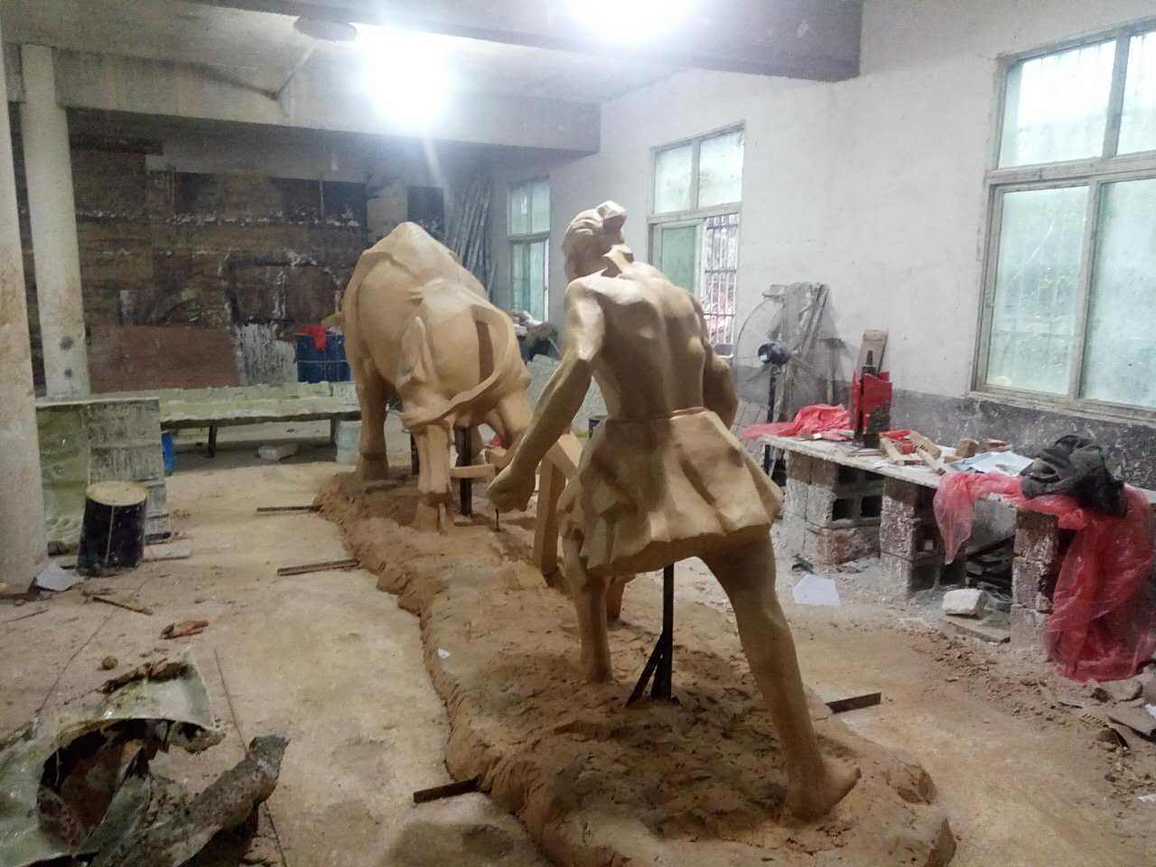 砂岩雕塑